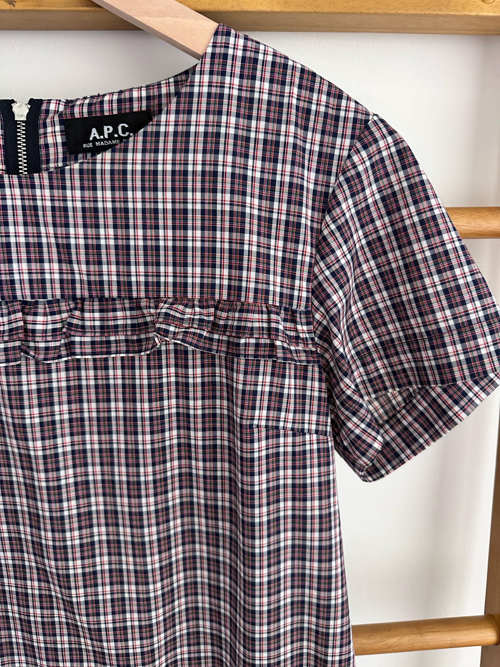 A.P.C 체크 원피스(사이즈-s) 3