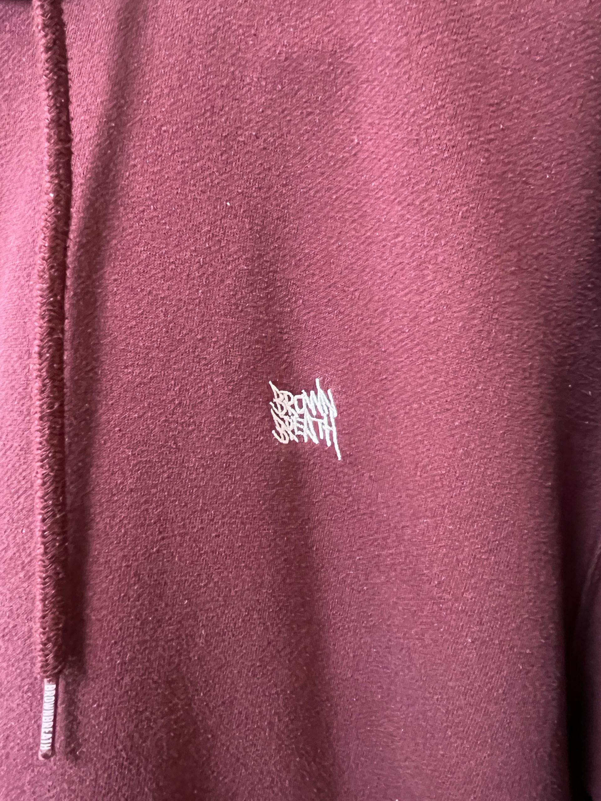 브라운브레스 TAG OG HOODIE - BURGUNDY 3