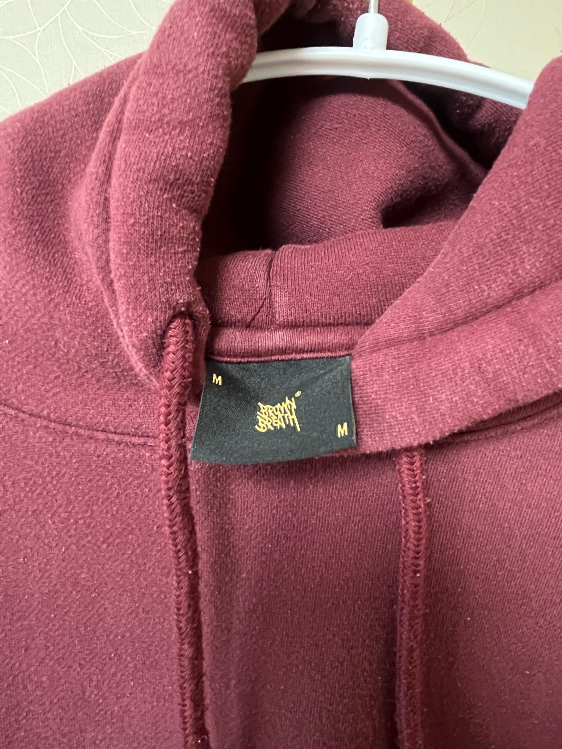 브라운브레스 TAG OG HOODIE - BURGUNDY 5