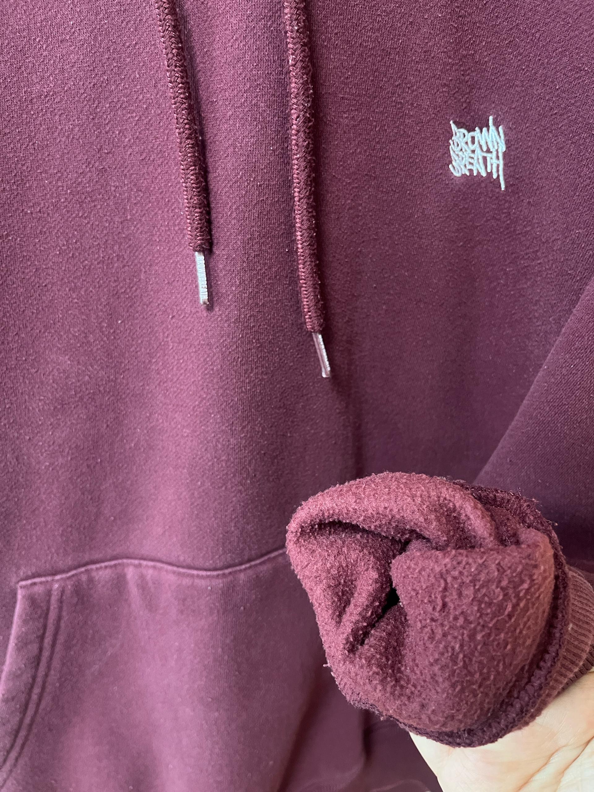 브라운브레스 TAG OG HOODIE - BURGUNDY 6