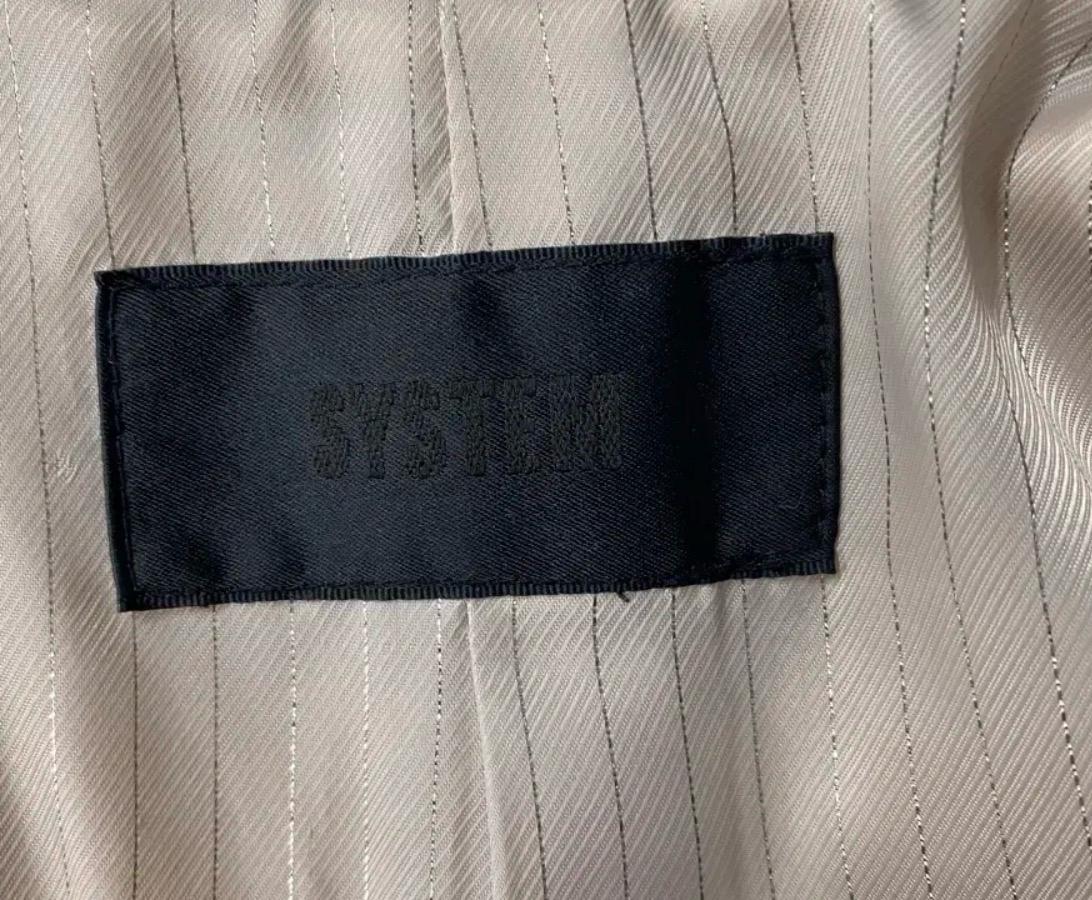 시스템 여우털 레이어드 캐시미어 혼방 코트 8