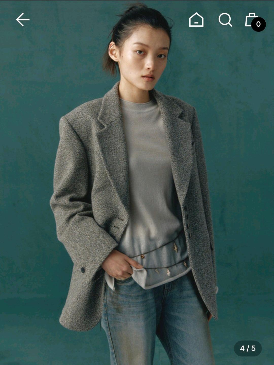 알파카 블렌드 클래식 울 자켓 3