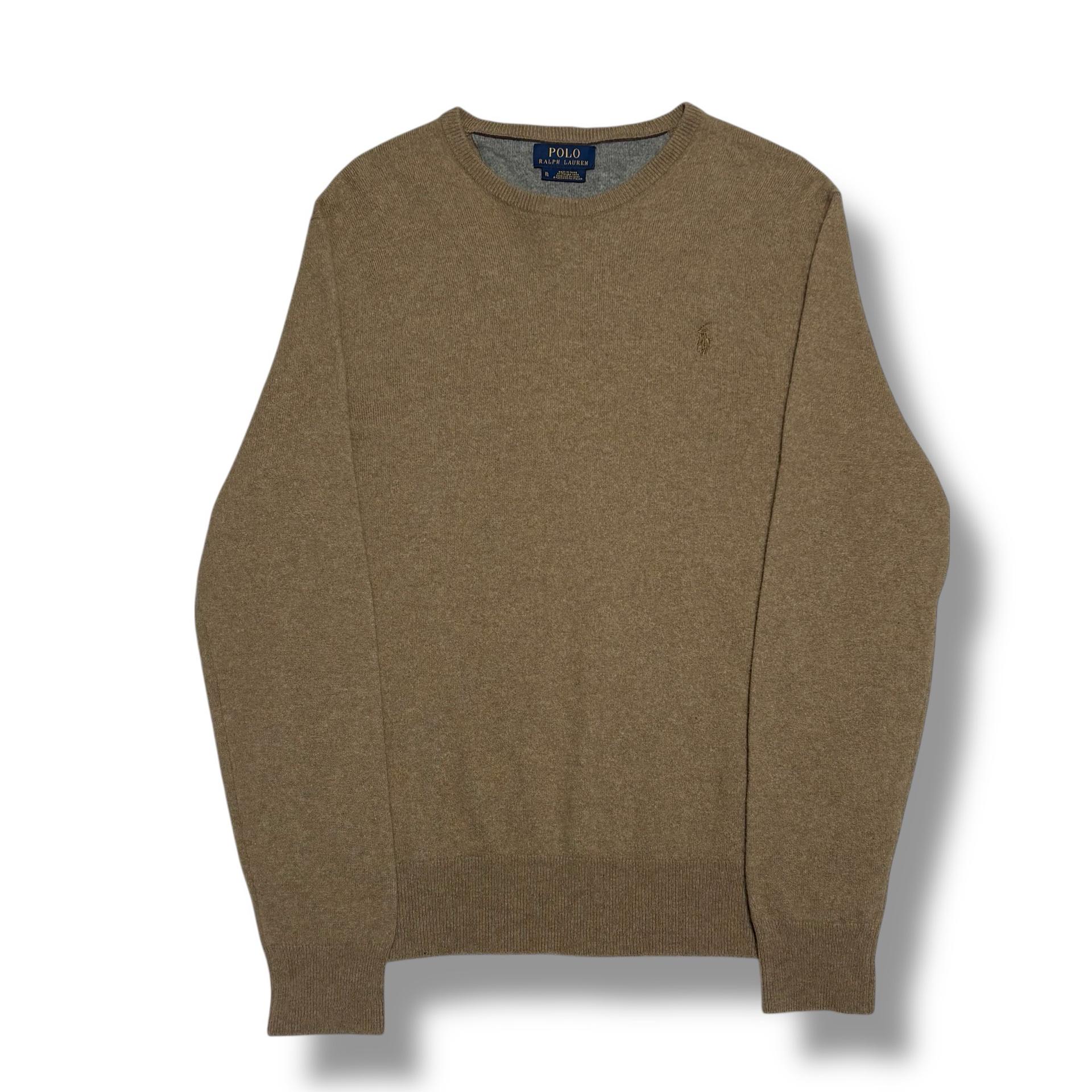 Polo Ralph Lauren 100% 메리노 울 라운드넥 베이지 니트 2