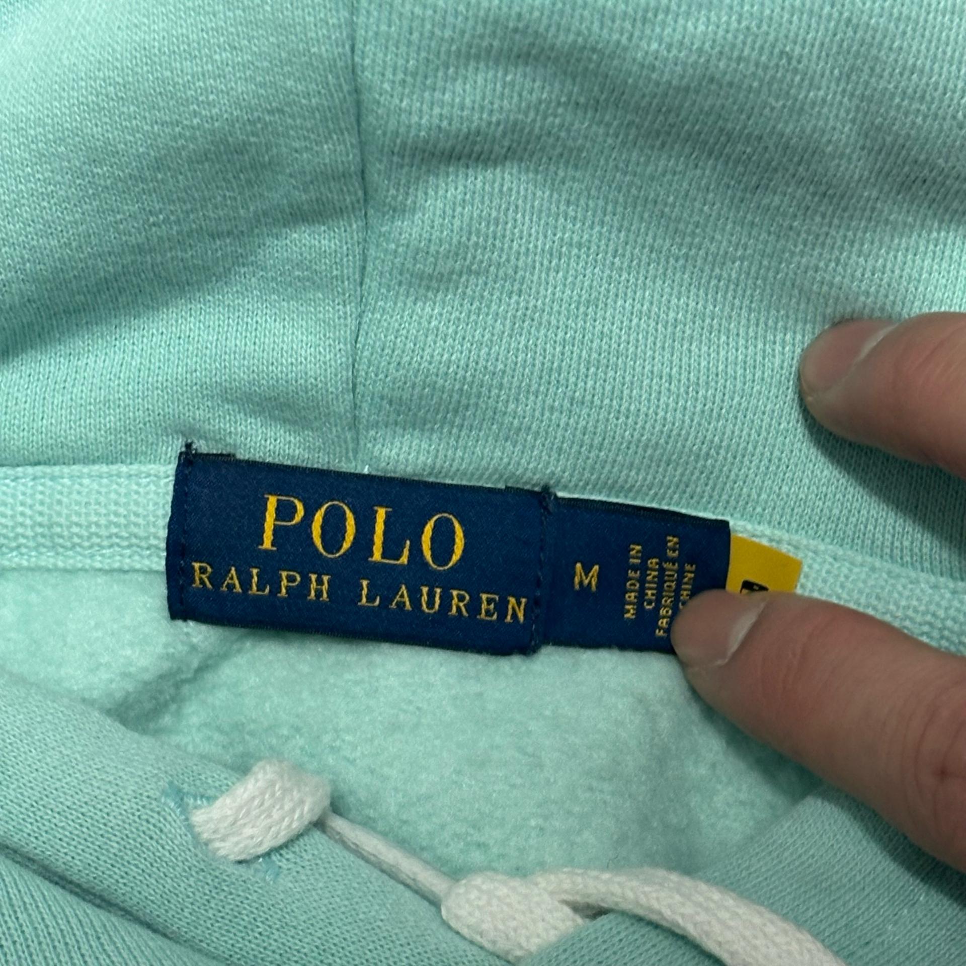 Polo Ralph Lauren 빅포니 자수 민트 후드티 4