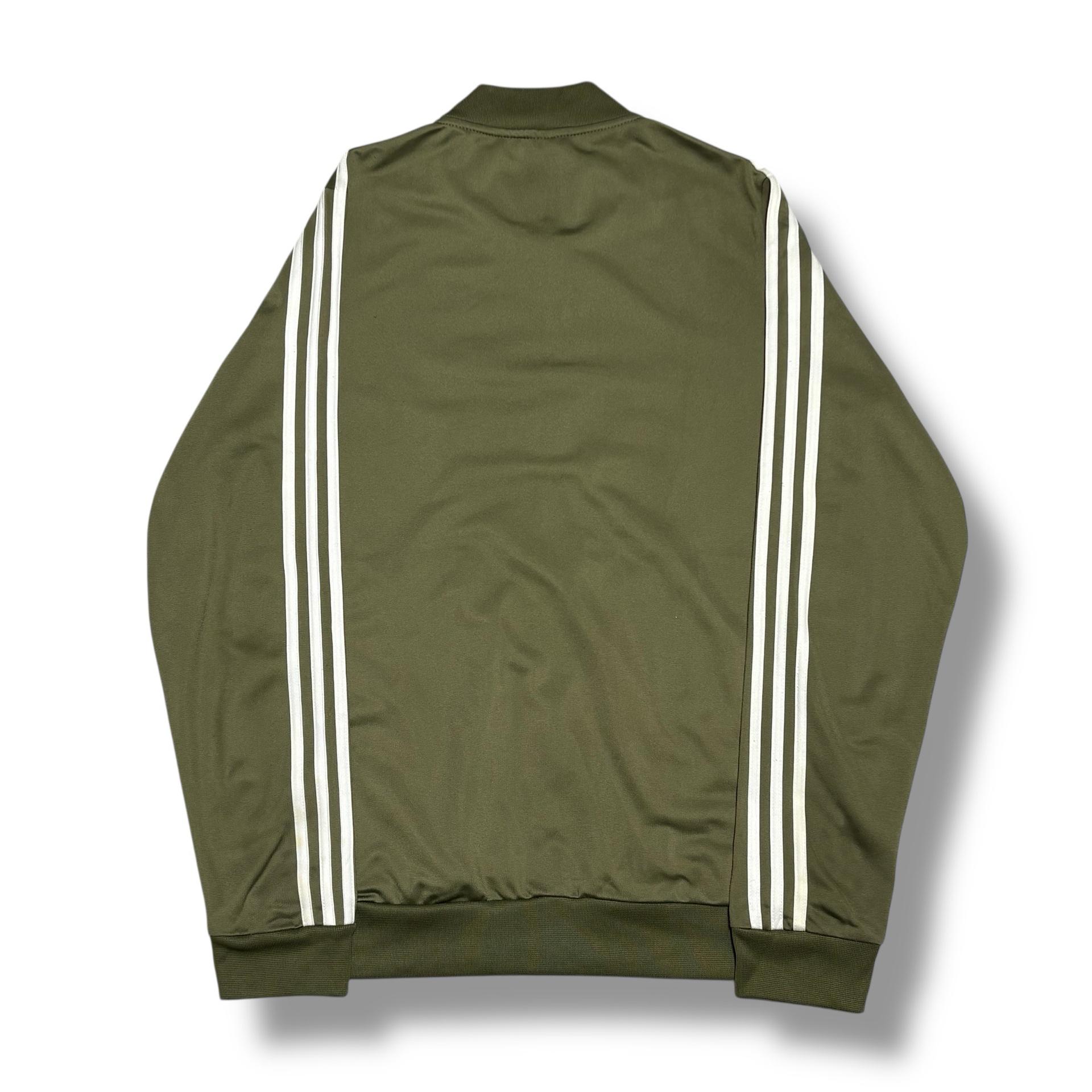 Adidas 올리브 로고 레터링 트랙탑 져지 3
