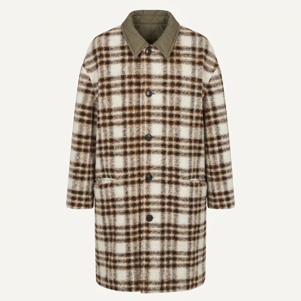Isabel Marant 체크 롱 코트 (48) 1