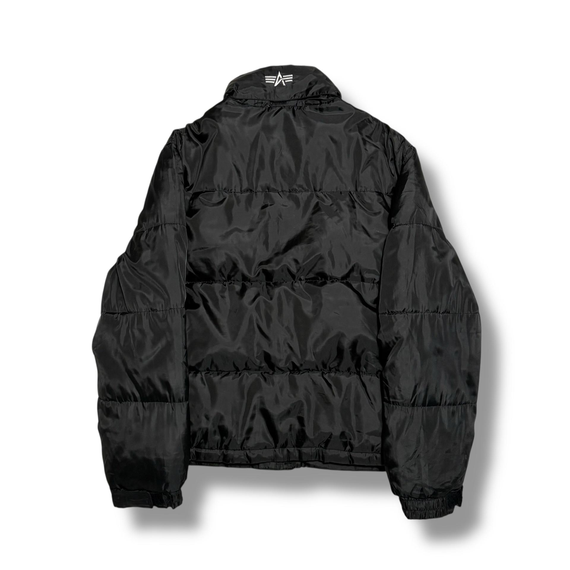 Alpha Industries 패치 다운 블랙 패딩 3