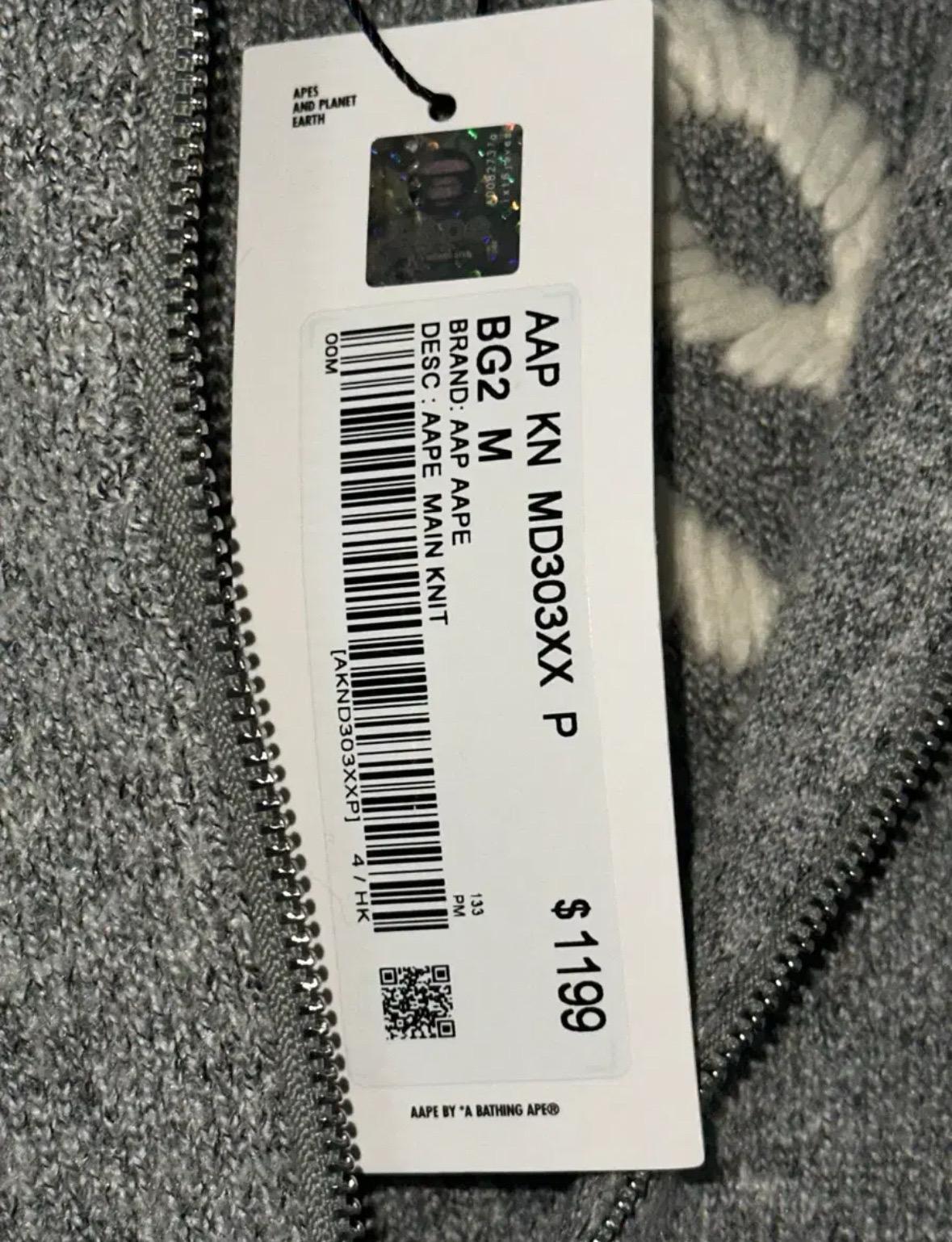 AAPE HALF ZIP (M) 4