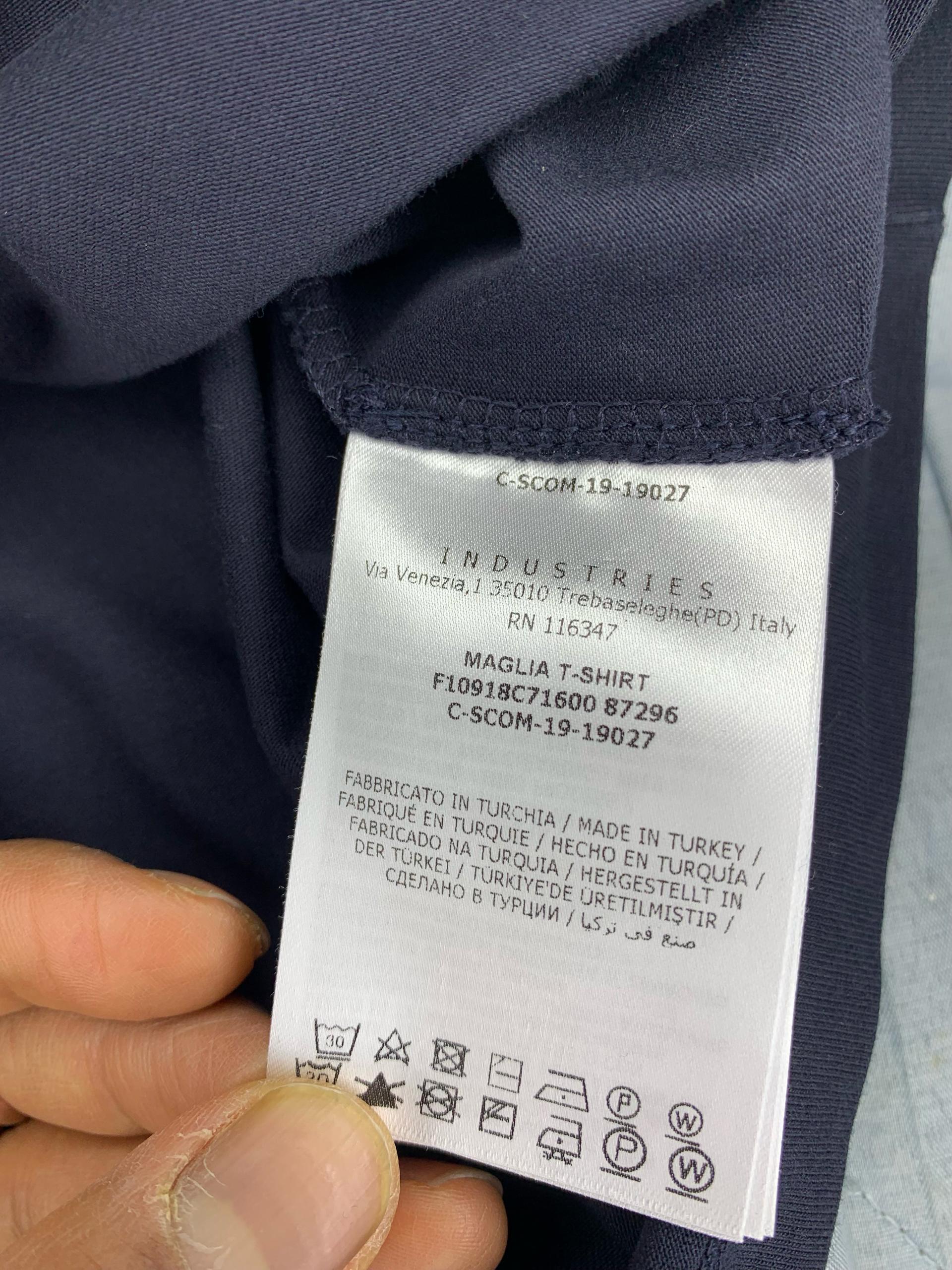 (Moncler) 몽클레어 삼색 반팔 슬림핏 티셔츠 (네이비 색상)(m) 6