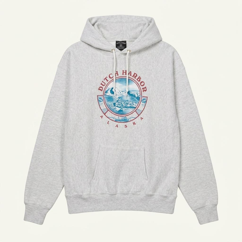[20%세일] 새상품급 90s Made in USA 그레이베어 리버스위브 헤비코튼 후드 1