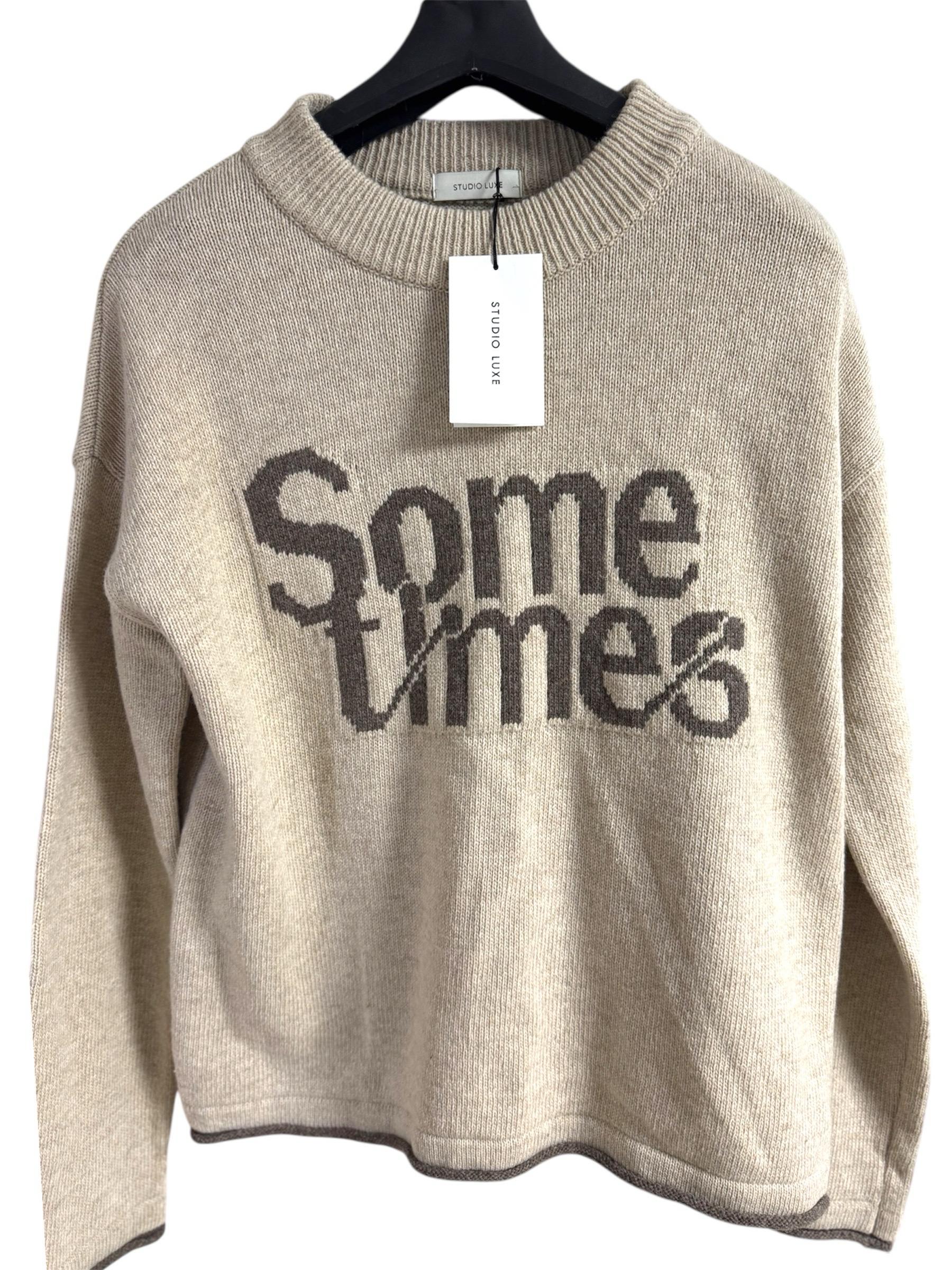 STUDIO LUXE 스웨터 니트 Beige 2