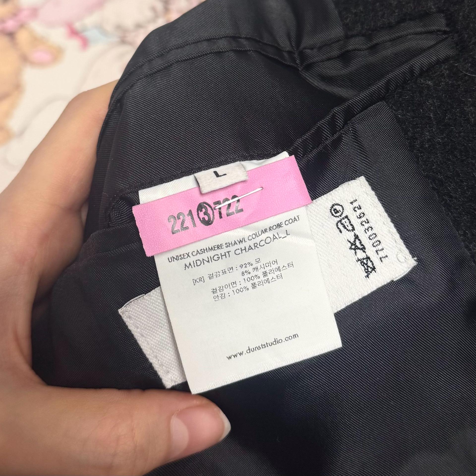 (L) 던스트 유니섹스 캐시미어 코트 9