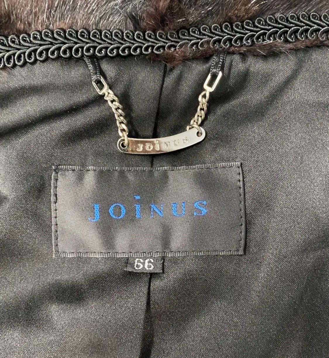 조이너스 100%블랙 밍크 모피 코트 9
