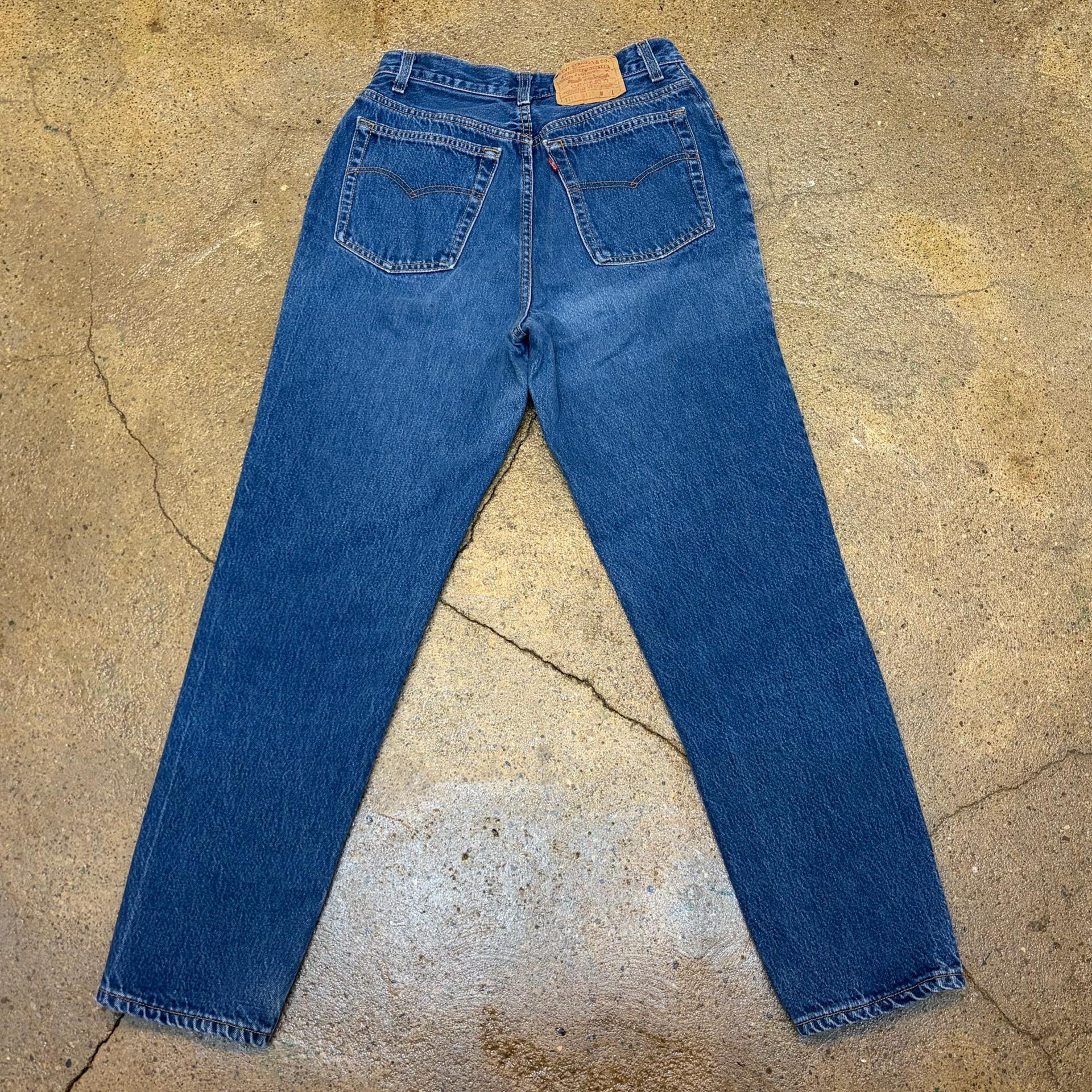 90s Made in USA 빈티지 리바이스 여성 배기핏 청바지 6