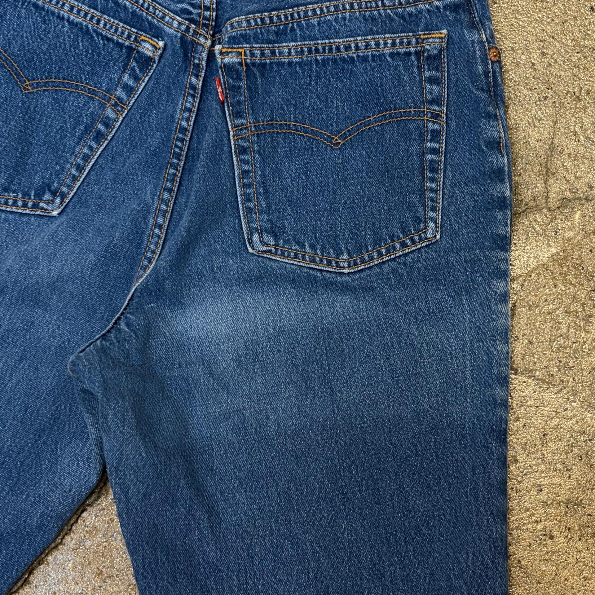 90s Made in USA 빈티지 리바이스 여성 배기핏 청바지 8