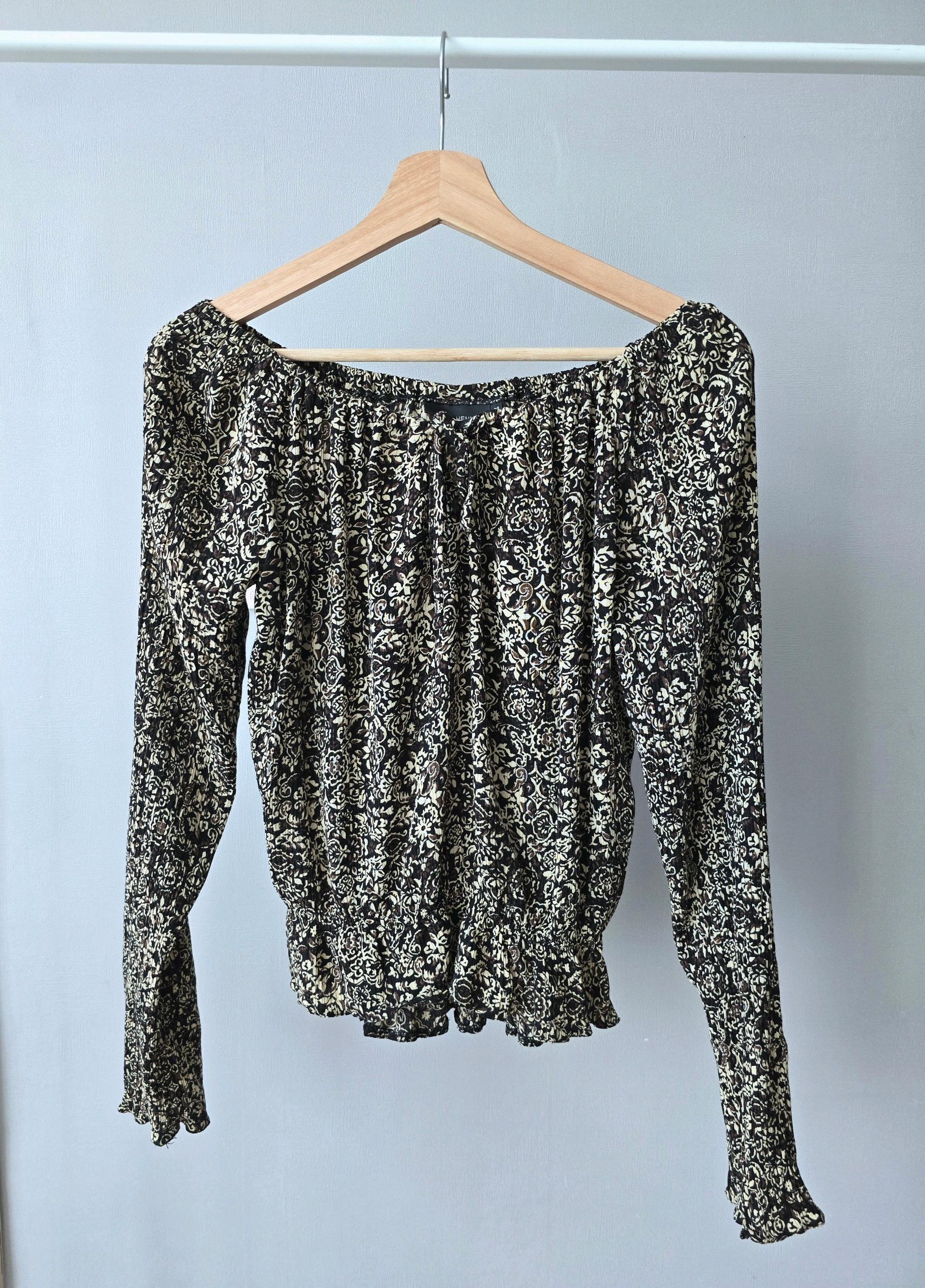 H&M Hennes 플로럴 블라우스 (38) 2