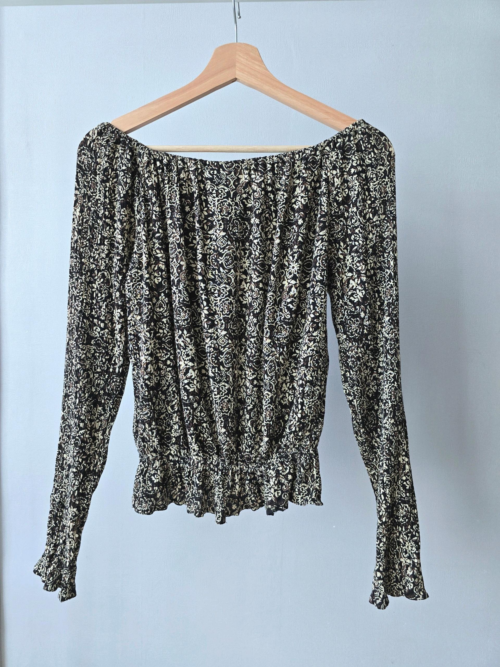  H&M Hennes 플로럴 블라우스 (38) 5