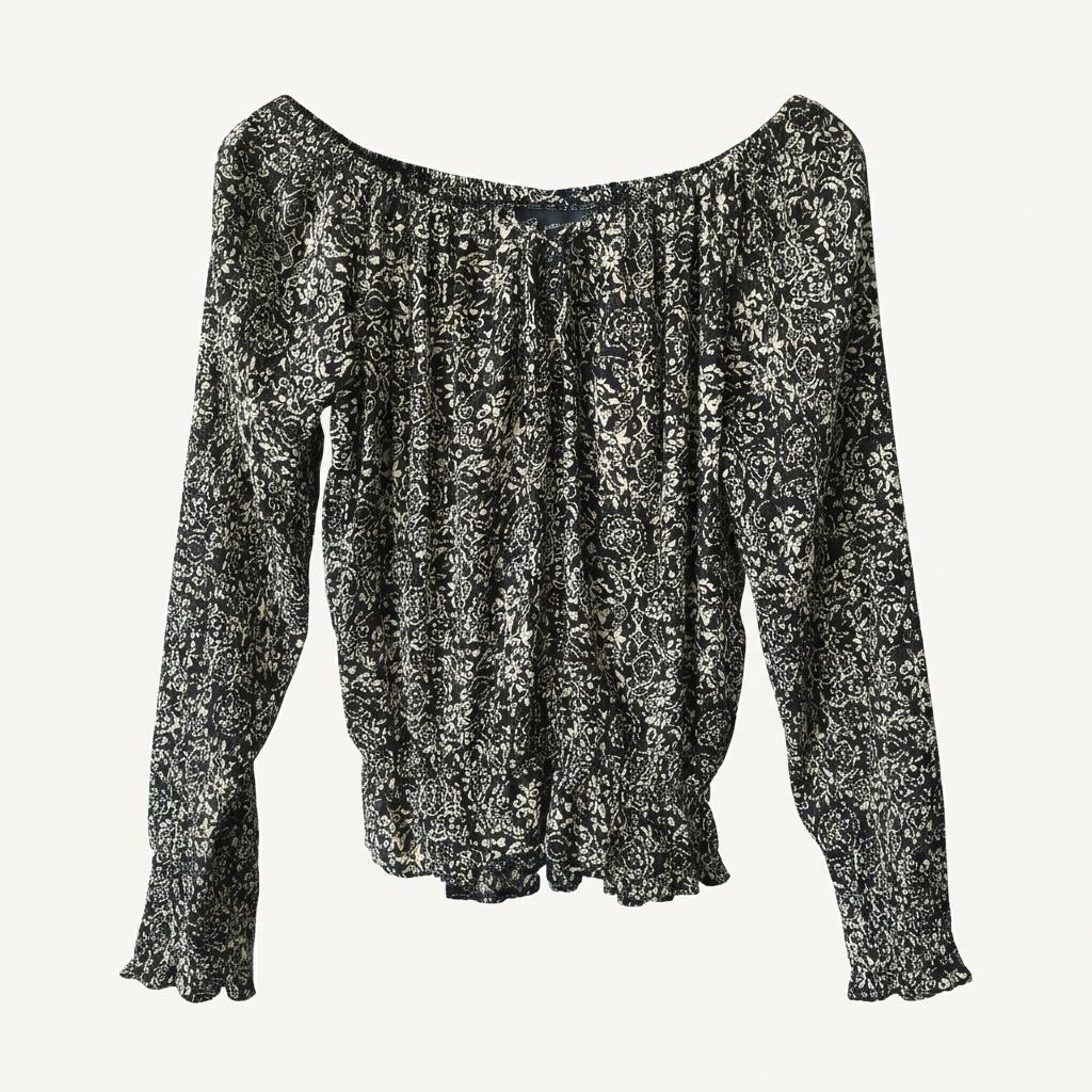  H&M Hennes 플로럴 블라우스 (38) 1