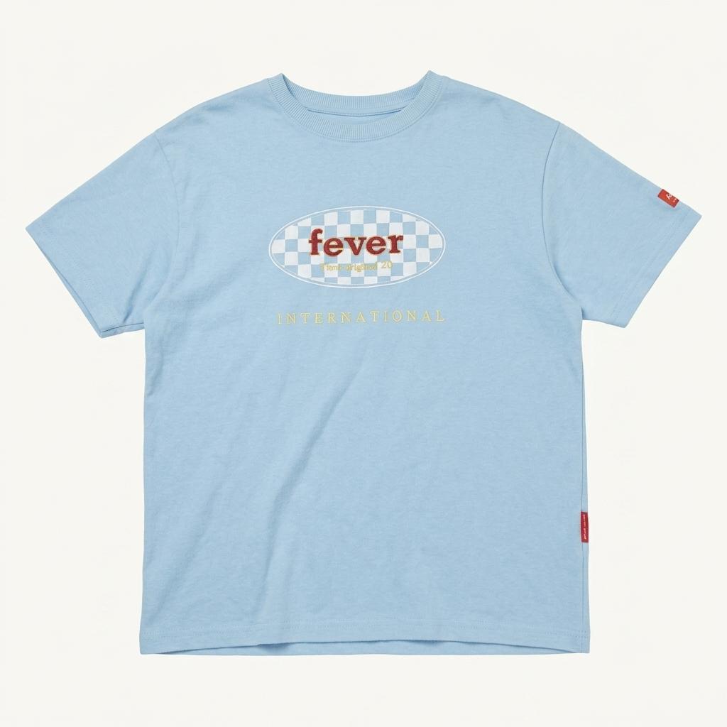 fever 하늘 반팔티