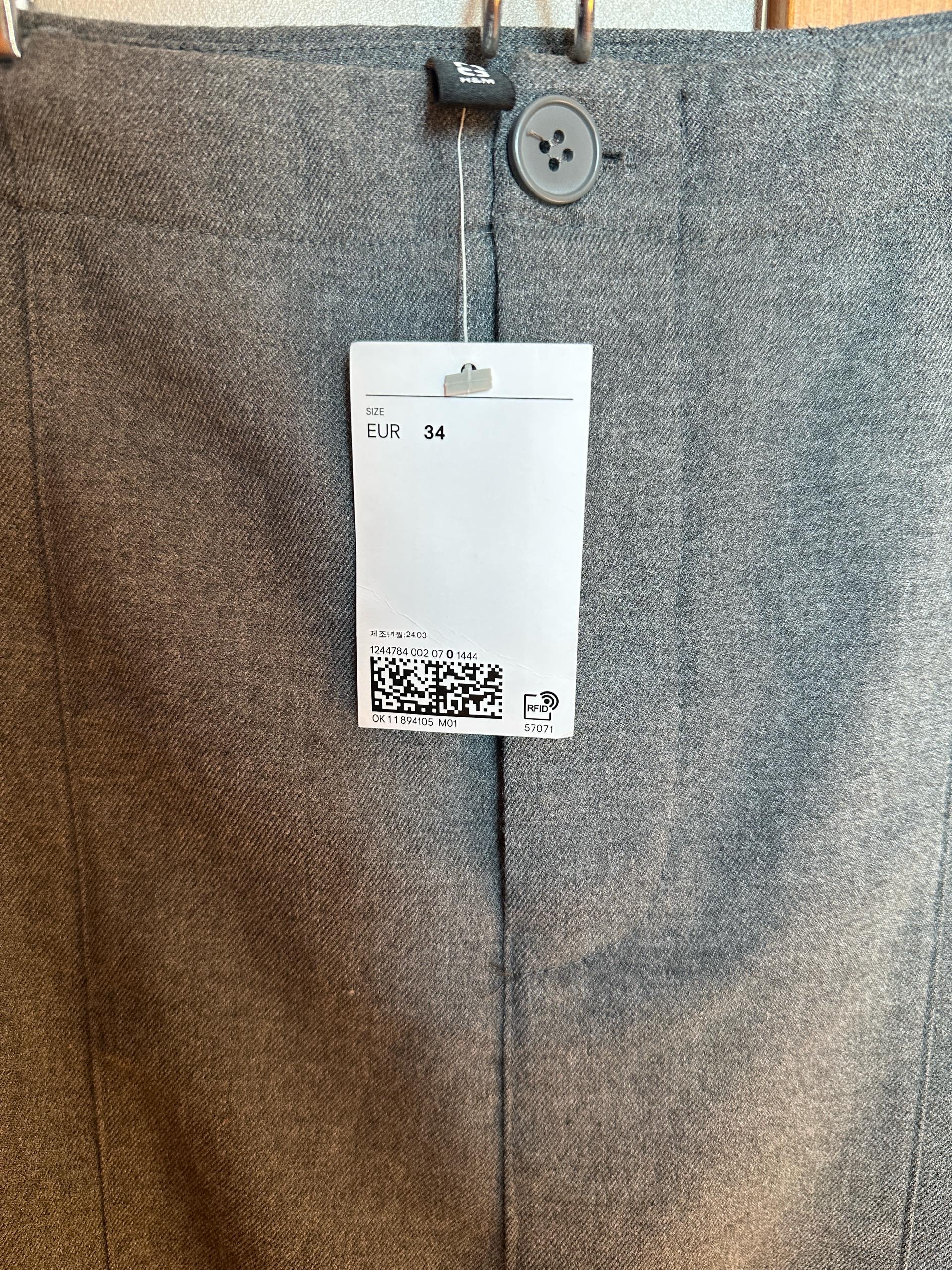 h&m 테일러드 펜슬스커트 34사이즈 5