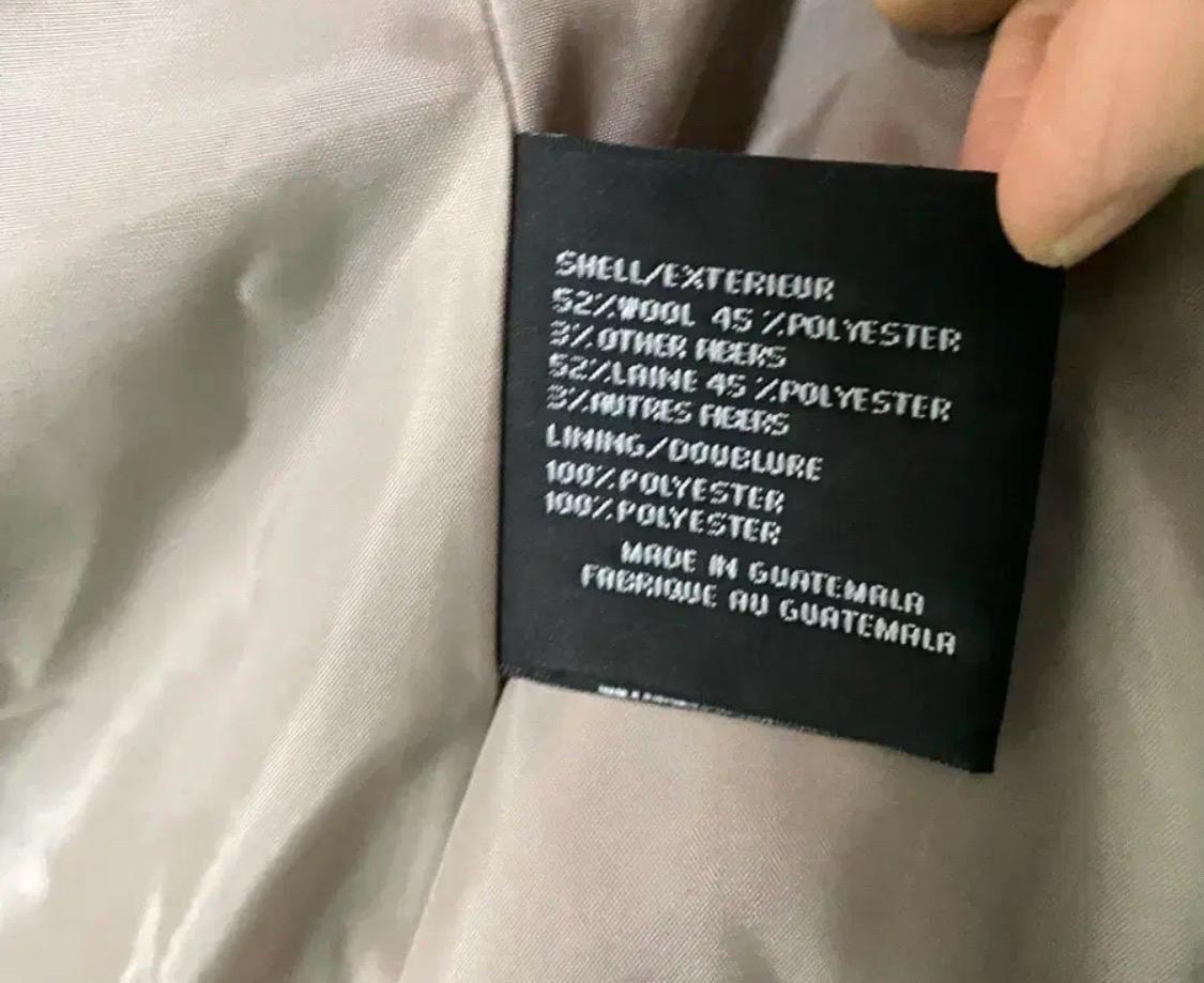 DKNY 울 혼방 부클 후드 롱 코트 9