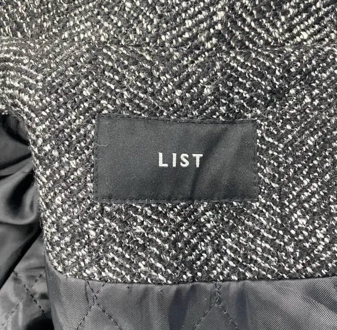 리스트 LIST 헤링본 더블 브레스트 코트 8