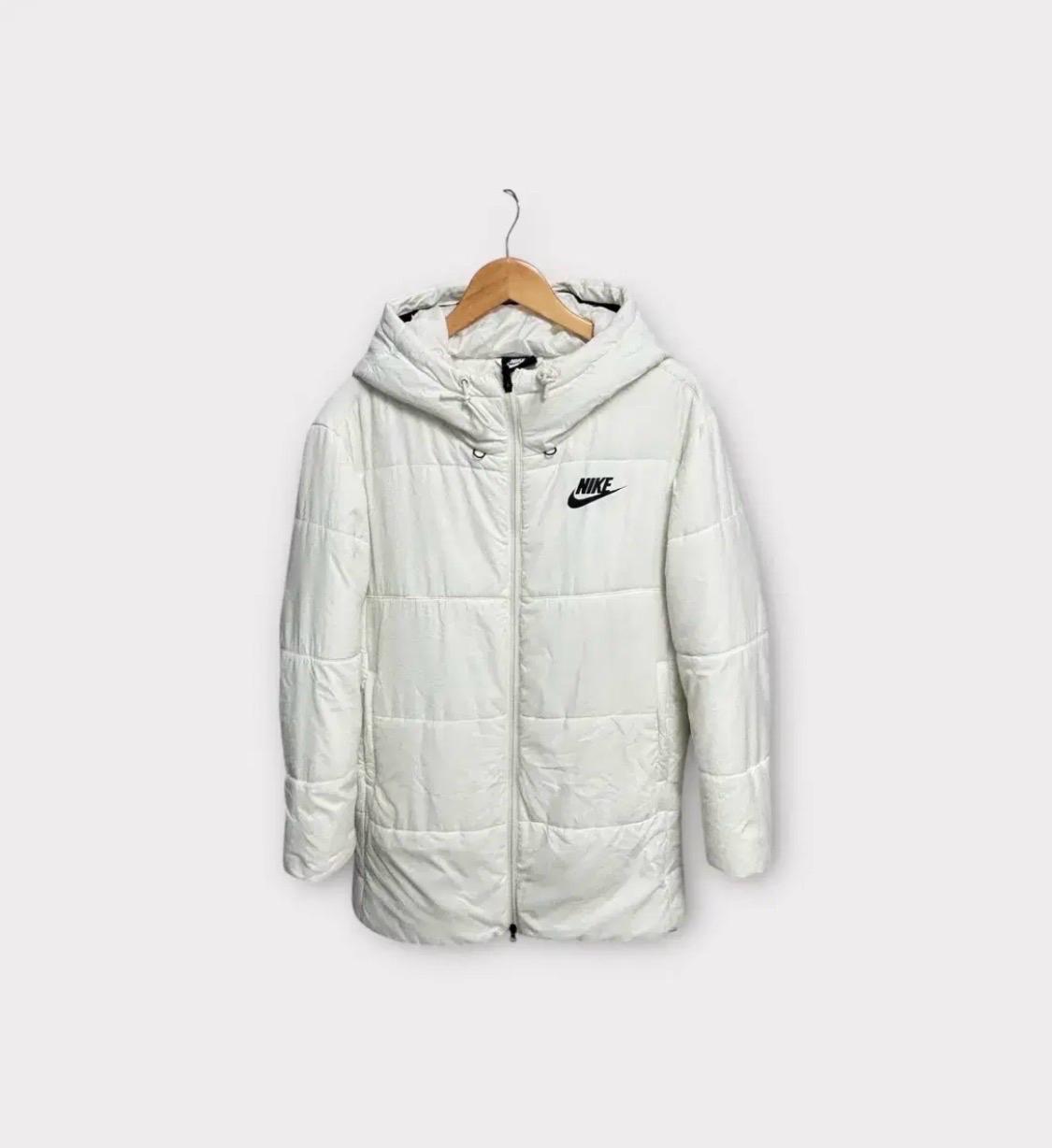 나이키 스우시 화이트 경량 롱패딩 L-XL 2