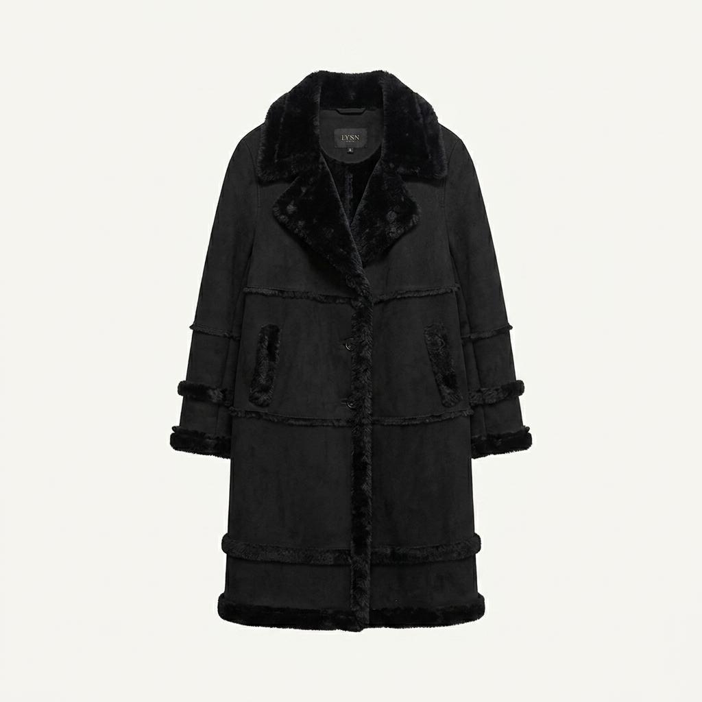 LYNN 린 스웨이드 무스탕 코트 M 1
