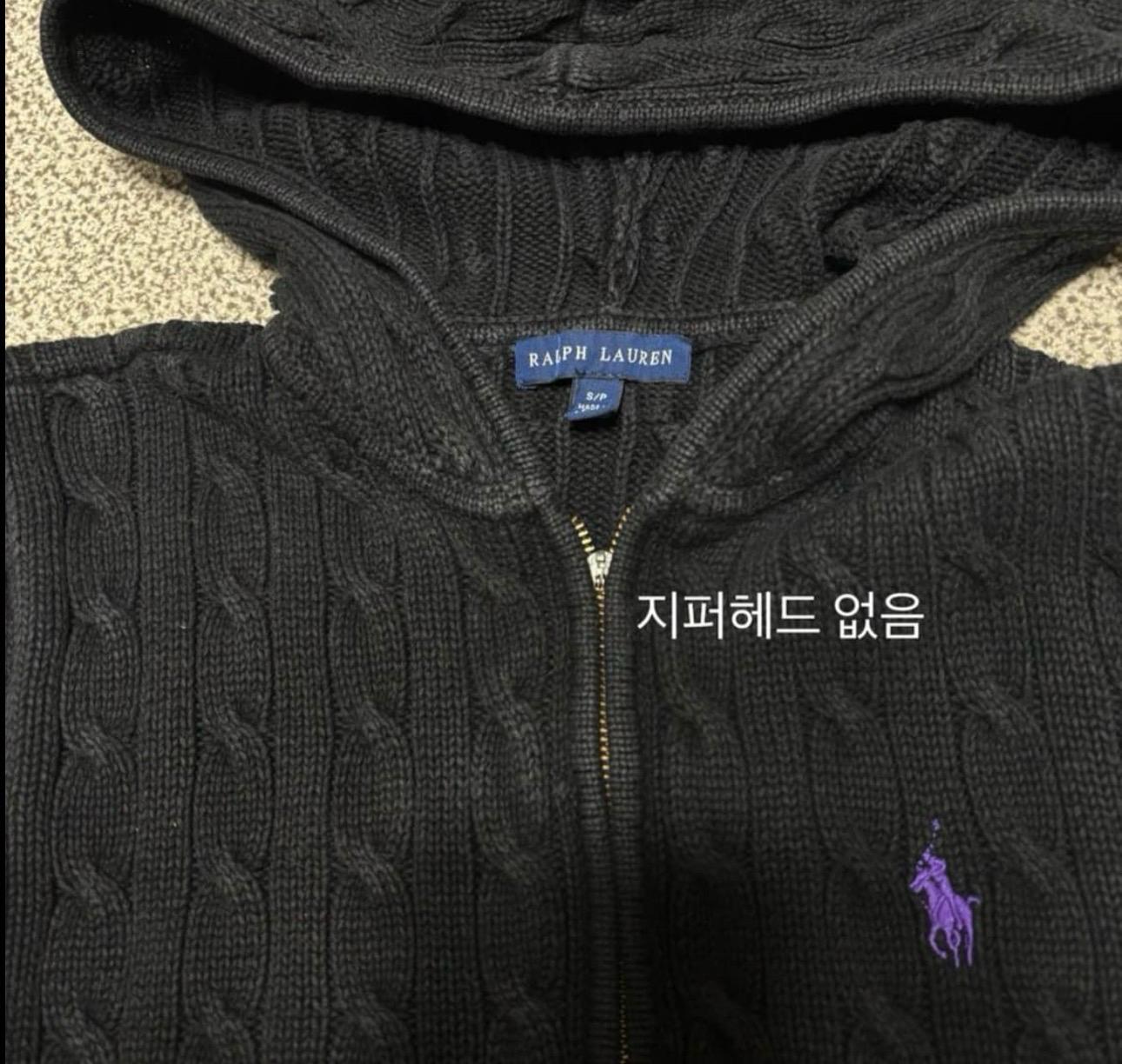 Woman's 폴로 랄프로렌 니트 후드집업 [A] 4