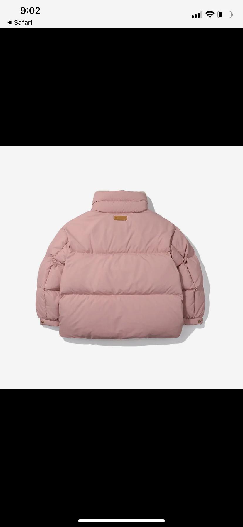 코닥 koddac 브라우니 숏 다운 자켓 PINK S 3