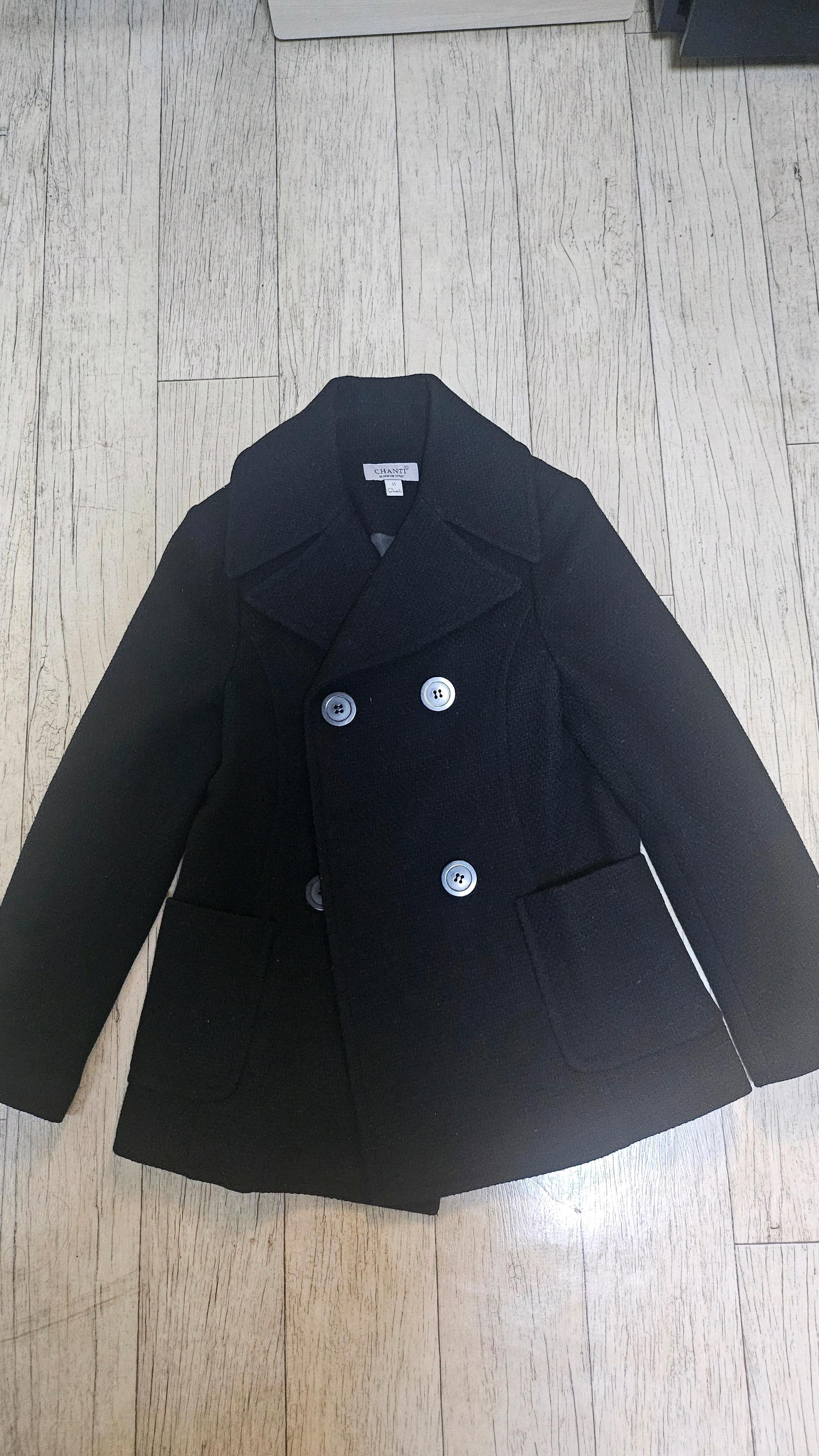 CHANTI 더블 단추 하프 코트 2