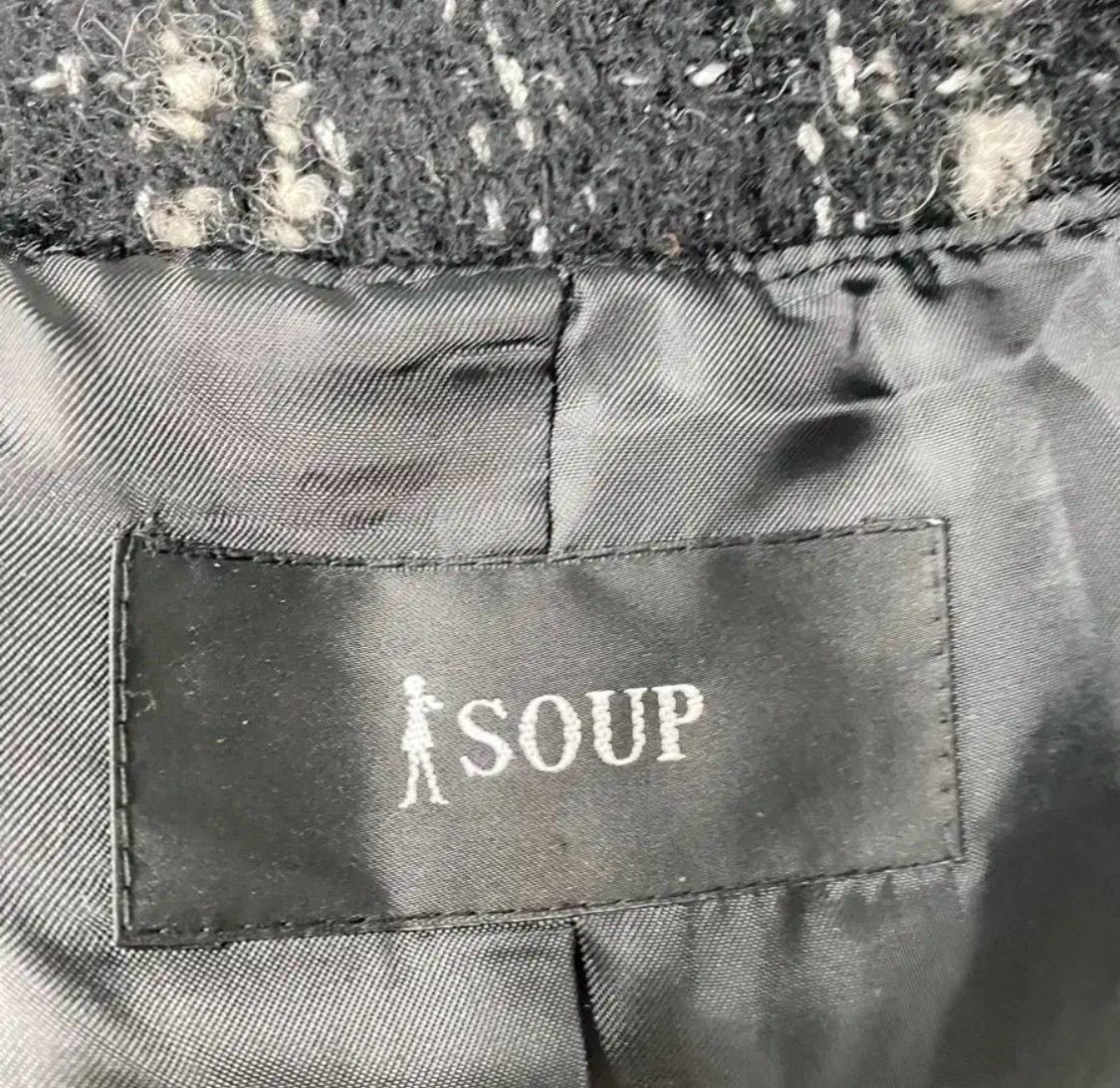 SOUP 숲 트위드 블랙 숏자켓 7