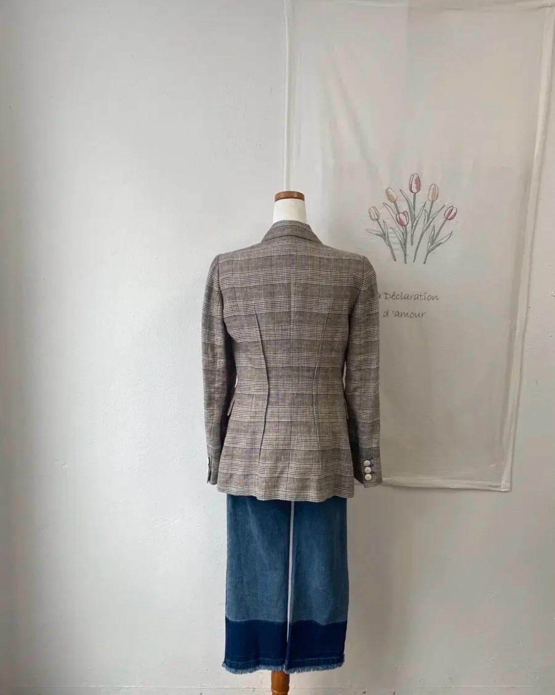 질스튜어트 체크 마자켓 5