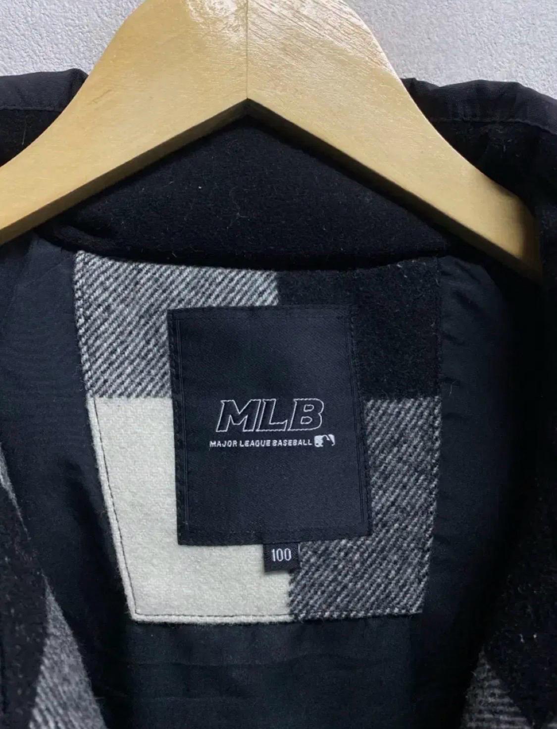 MLB 체커보드 패딩 조끼 L 6