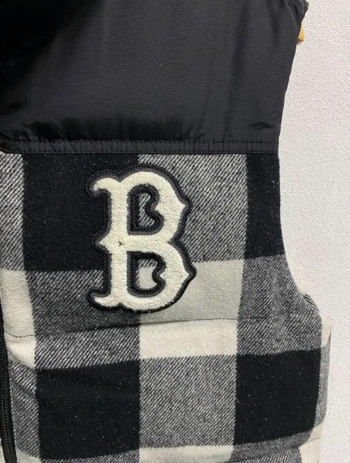 MLB 체커보드 패딩 조끼 L 8