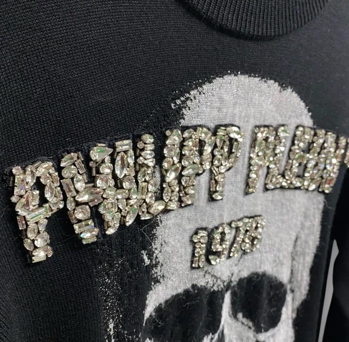 필립플레인 PHILIPP PLEIN 스컬 블랙 퍼니트 S 3