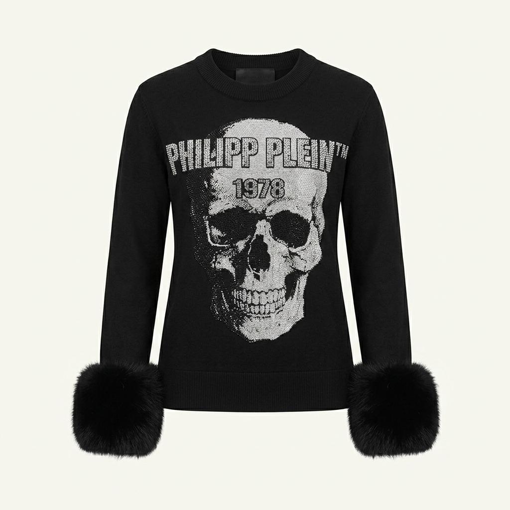 필립플레인 PHILIPP PLEIN 스컬 블랙 퍼니트 S 1