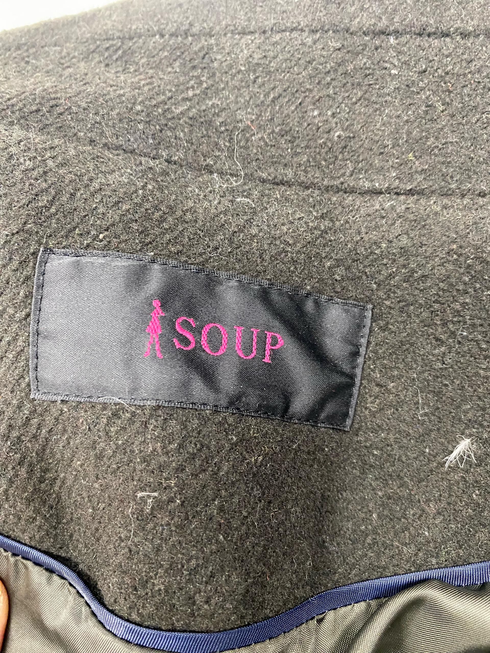 숲(soup) 오버핏 더블 버튼 다크코트 8