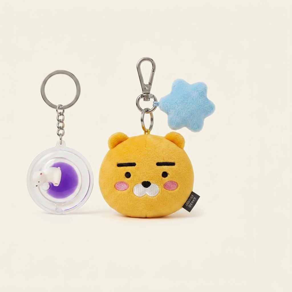 라이언 열쇠고리+북극곰 열쇠고리 세트 1