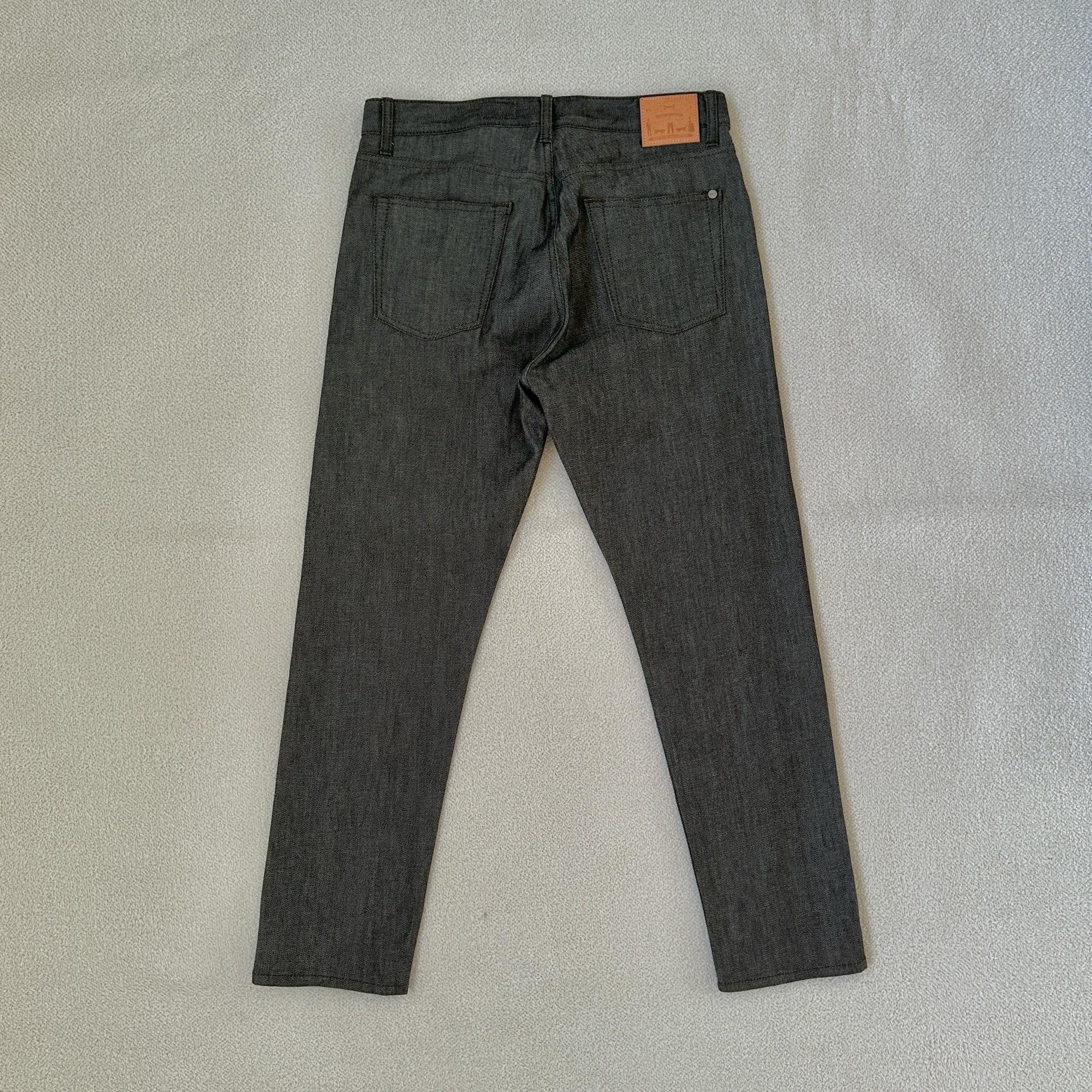 모드나인 Khaki jeans - MOD4 crop 3