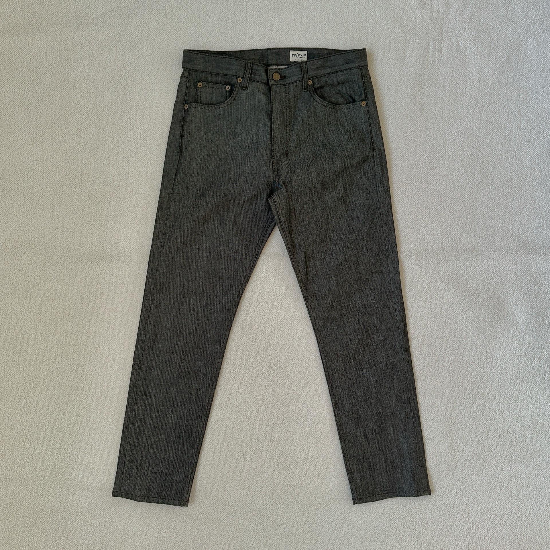 모드나인 Khaki jeans - MOD4 crop 2