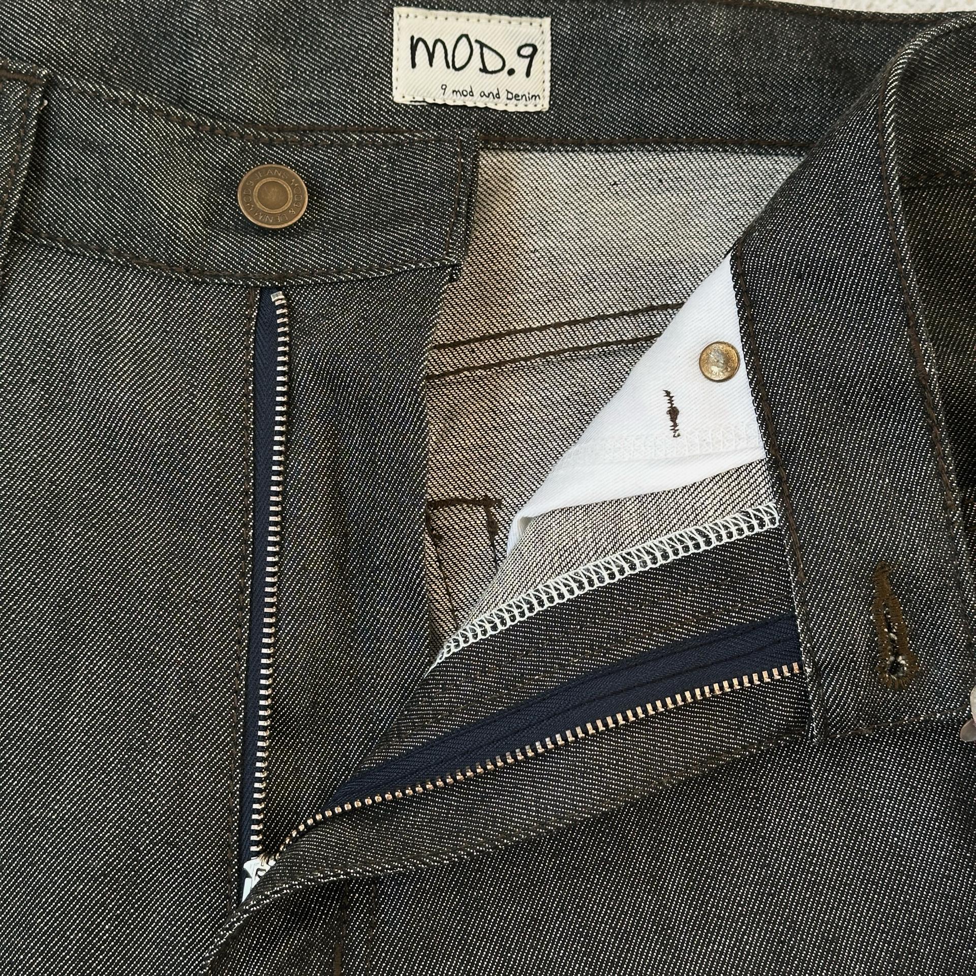 모드나인 Khaki jeans - MOD4 crop 7