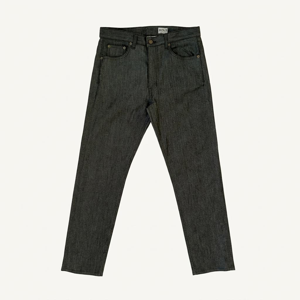 모드나인 Khaki jeans - MOD4 crop 1