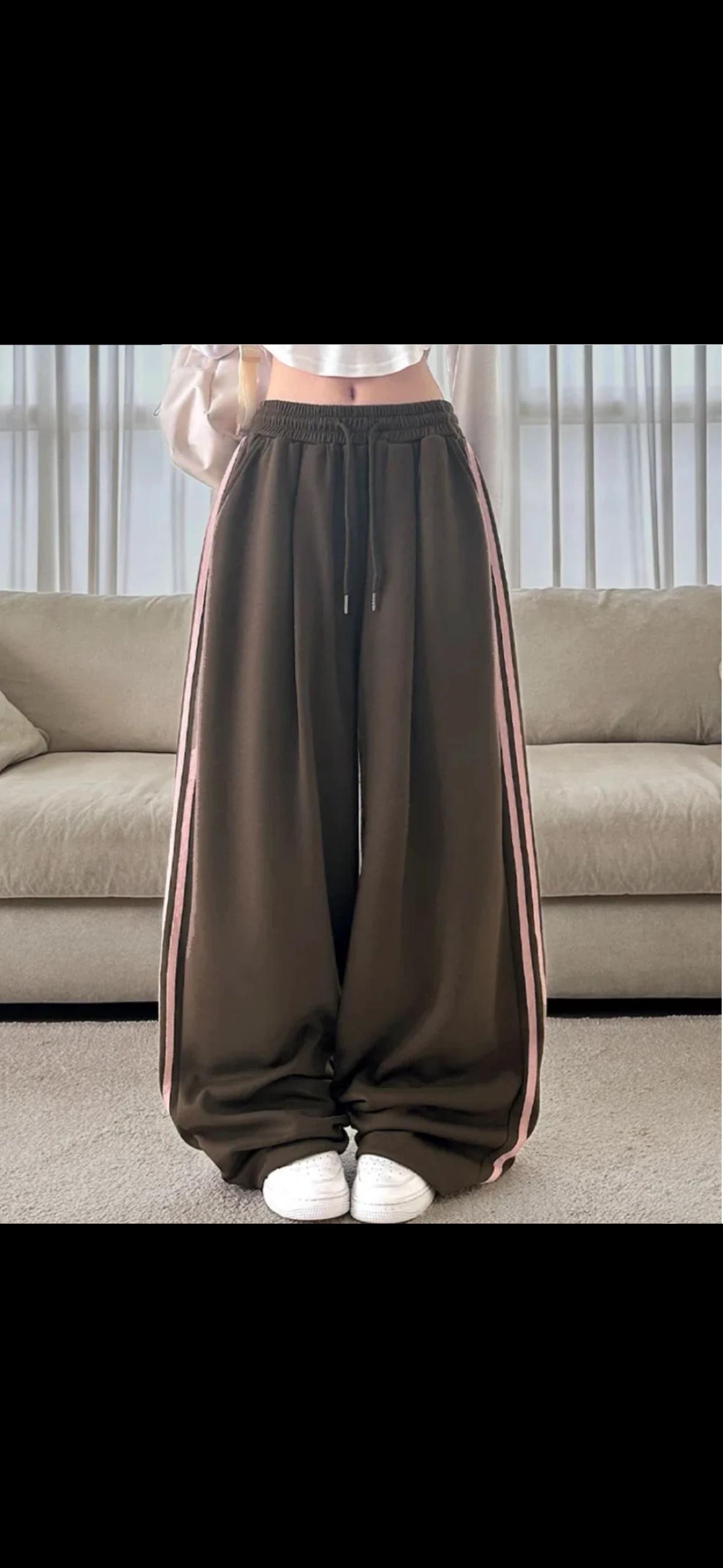 브라운 와이드 팬츠 2