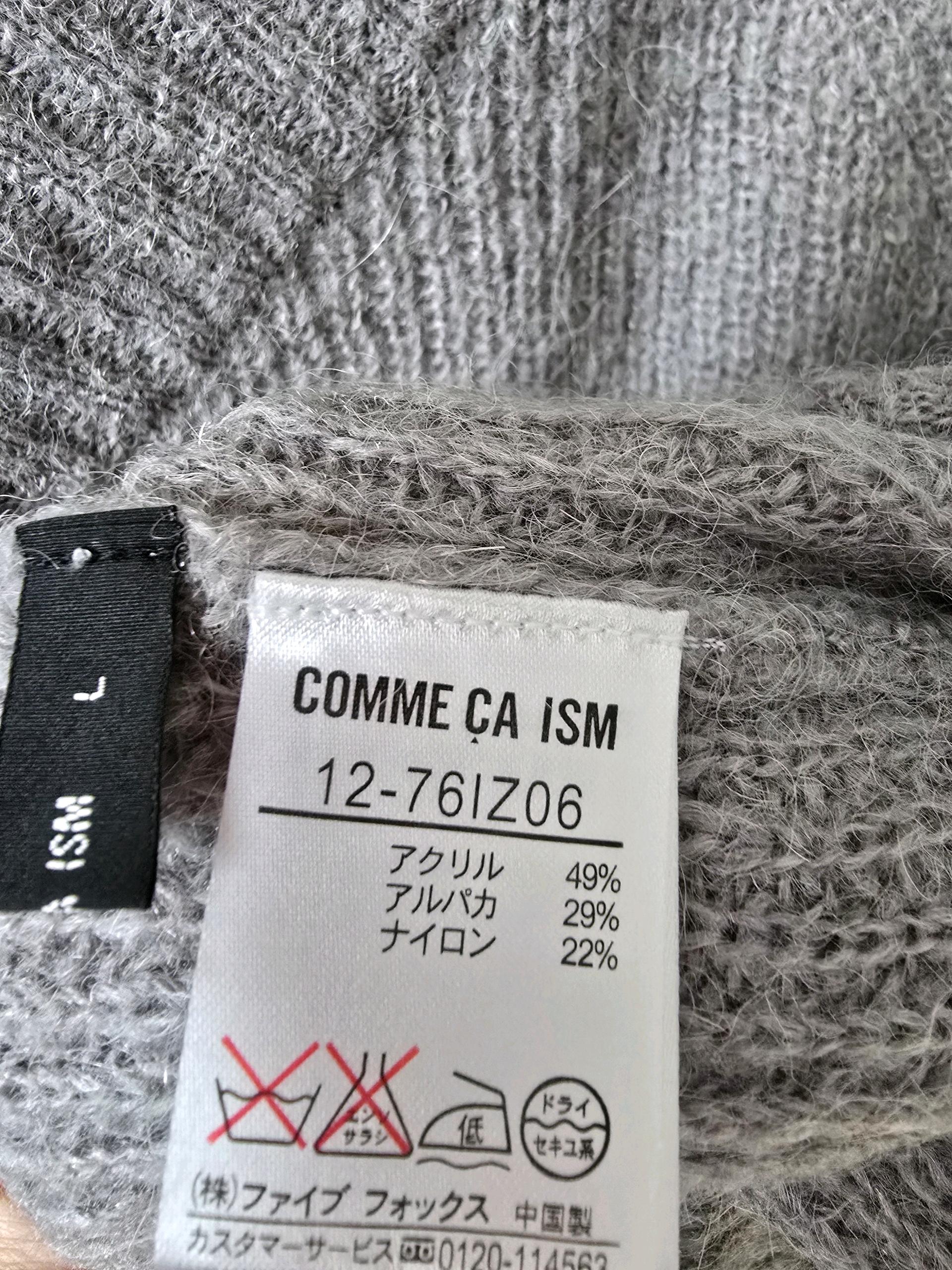 COMME CA ISM V넥 알파카 혼방 니트 6