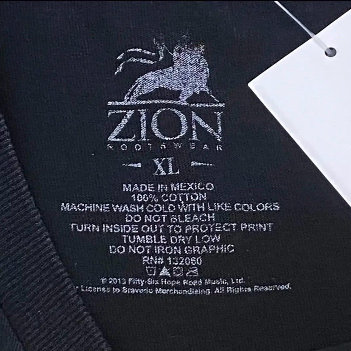 00s 미국 빈티지  ZION 밥말리 레게 반팔티 4