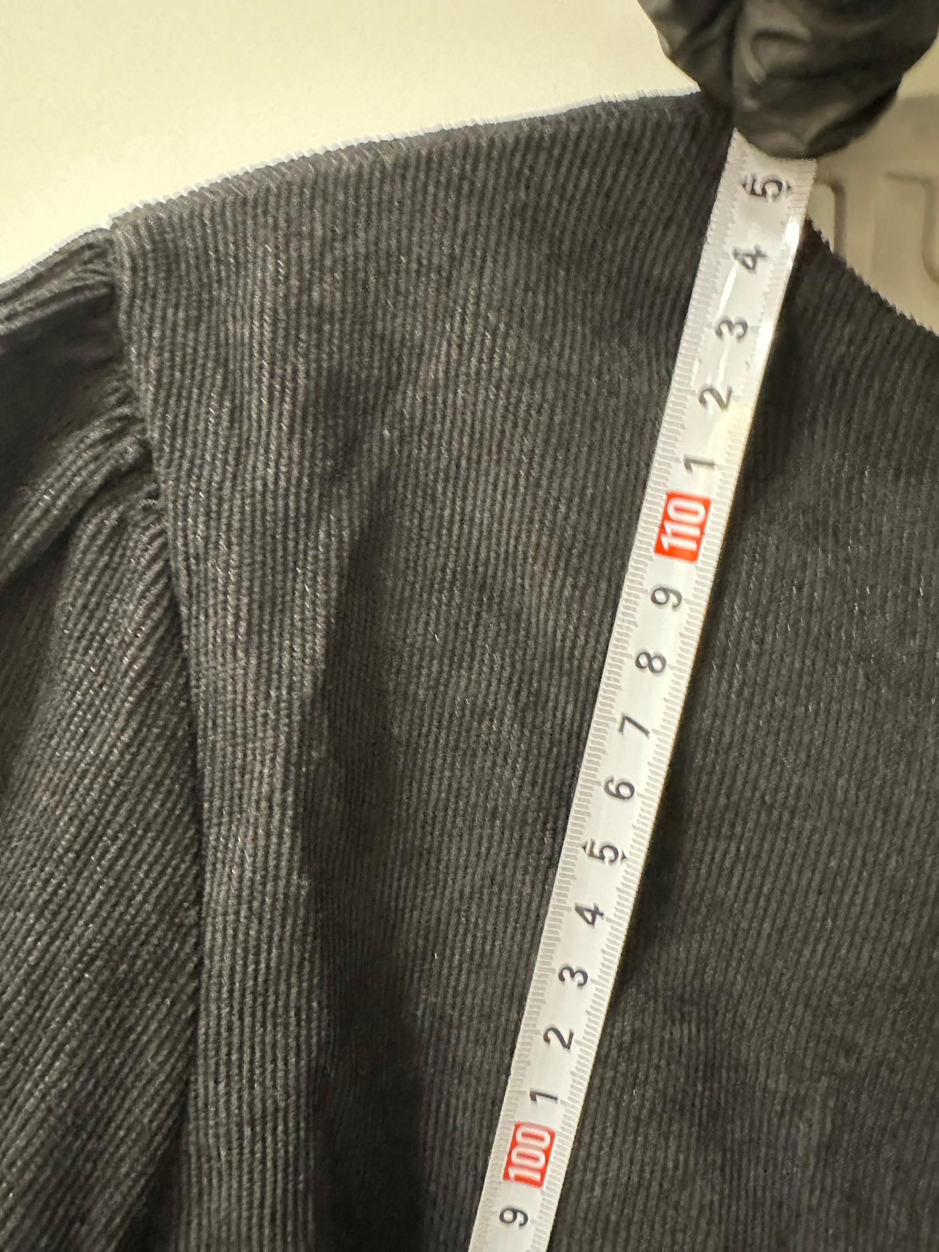 p-15 블랙 롱 진주 꽃 골덴 롱 원피스 하객룩 벨트미포함 착샷 6