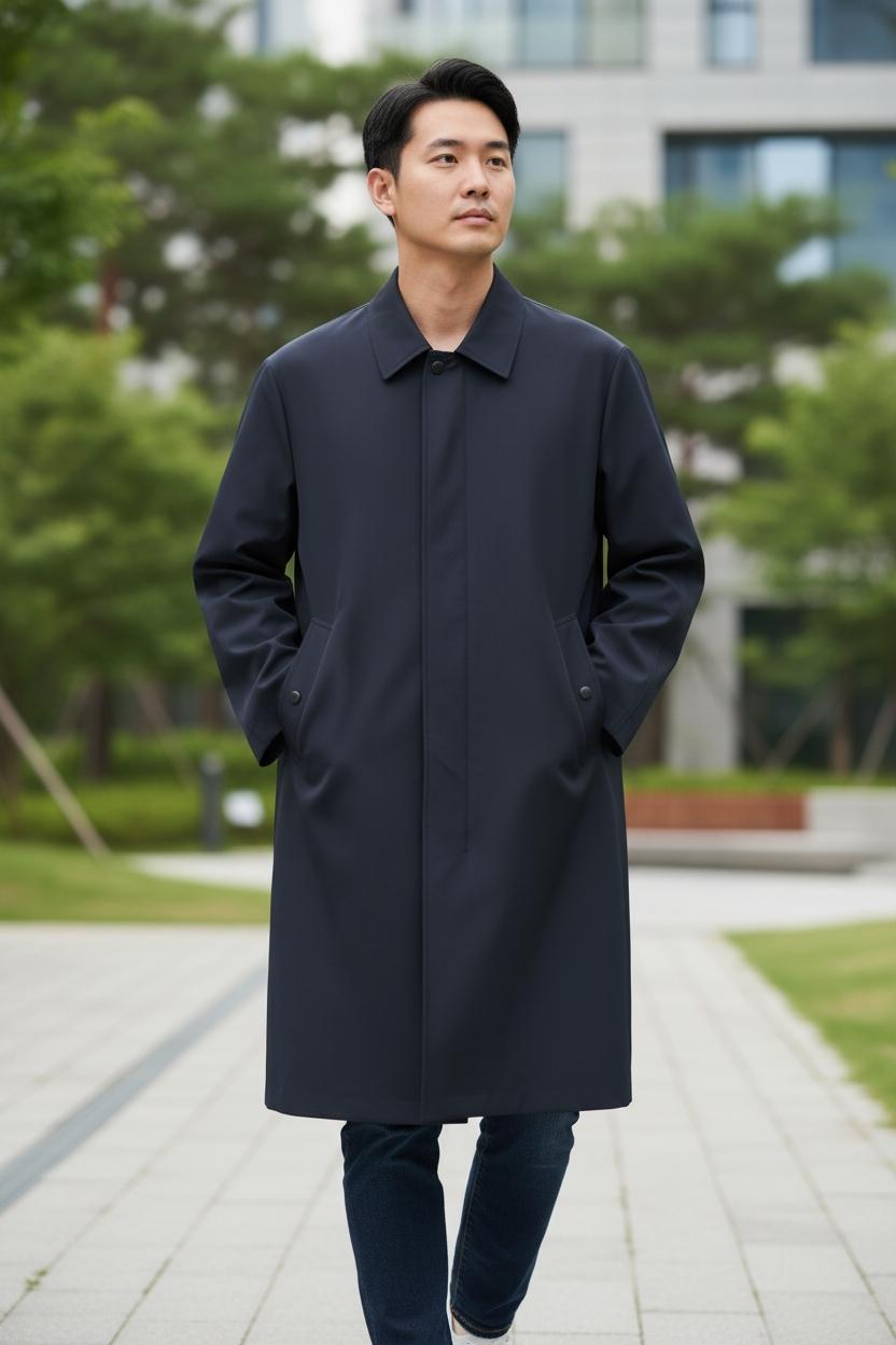 COS 남성 네이비 코트 EUR 52 3