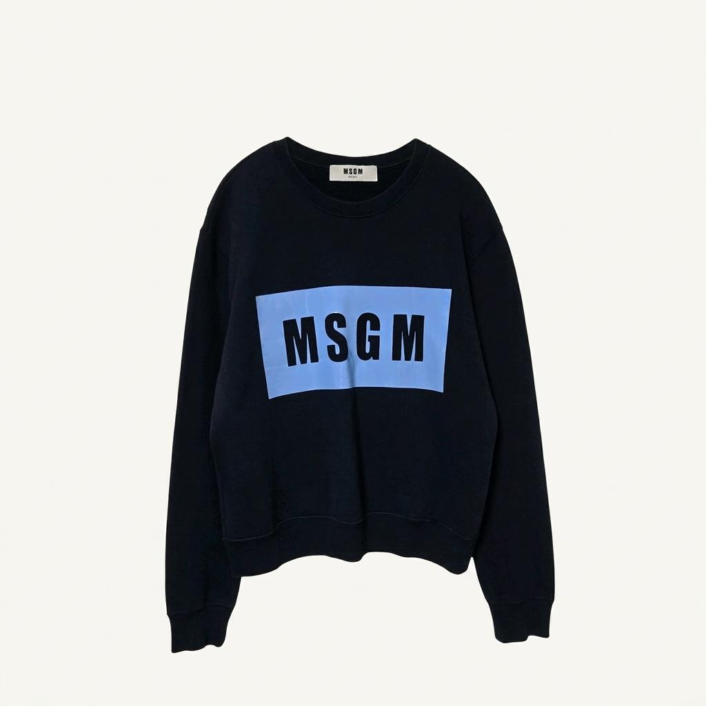 MSGM 코튼 스웻셔츠 / 여성 맨투맨/ 여자 맨투맨  1
