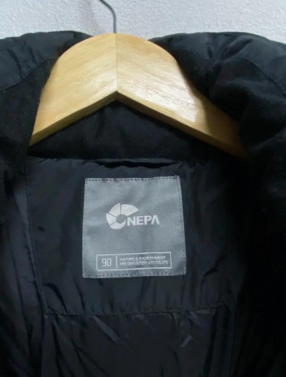 NEPA 네파 블랙 덕다운 롱패딩 90 7